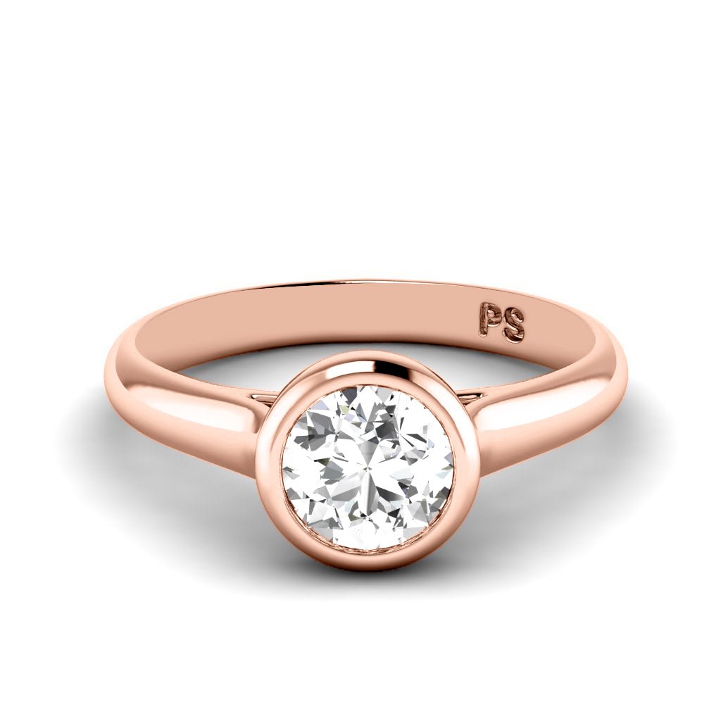 0.35-1.50 CT Round Cut Natural Diamonds - Solitaire Rings