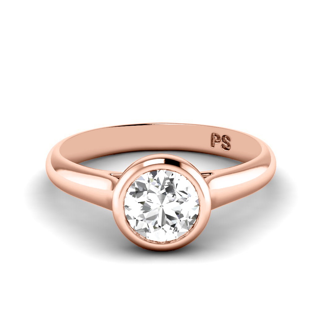 0.35-1.50 CT Round Cut Natural Diamonds - Solitaire Rings