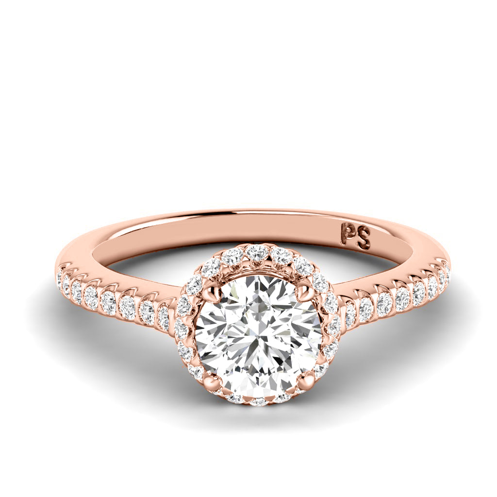 0.65-1.80 CT Round Cut Diamonds - Engagement Ring