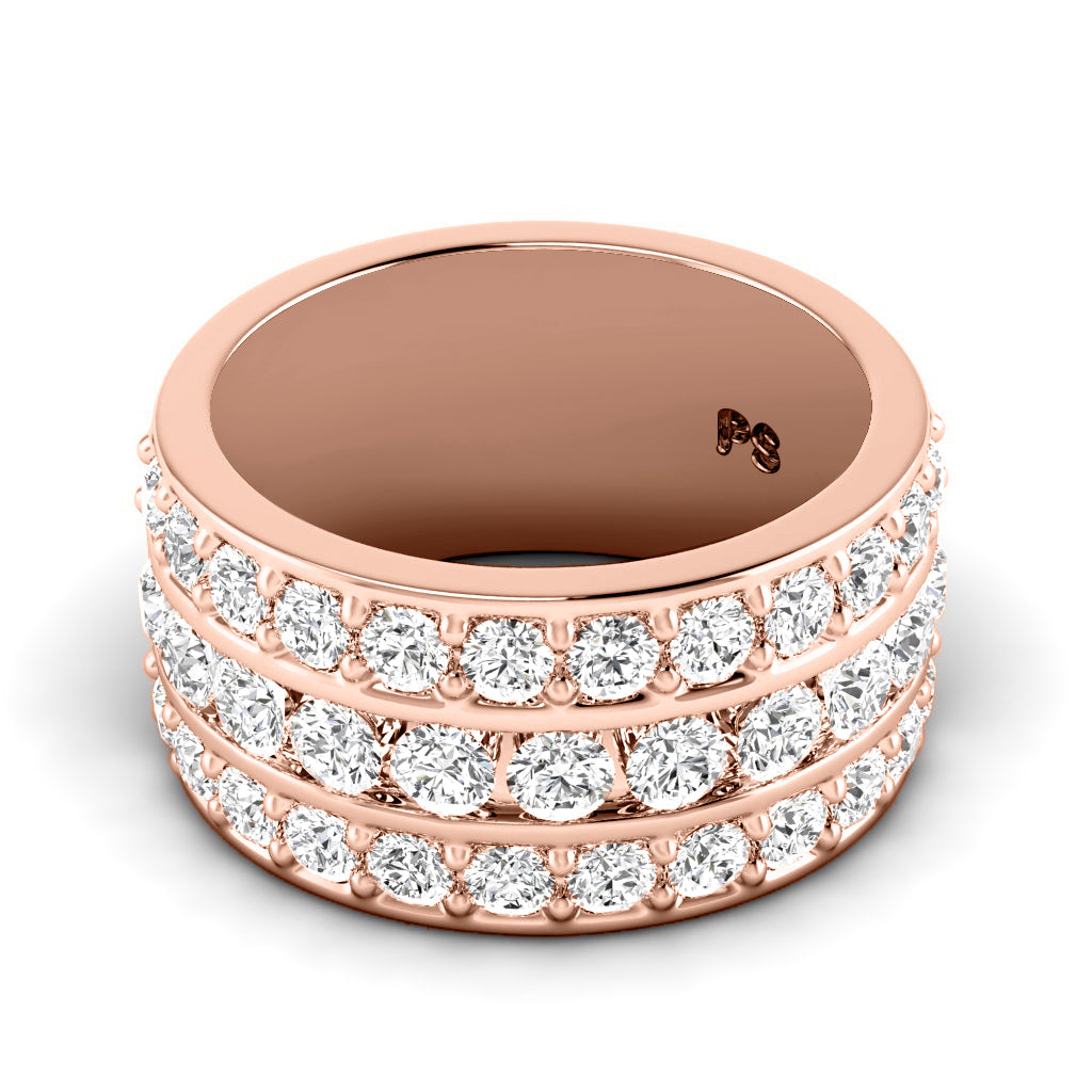 2.00 CT Round Cut Diamonds - Wedding Band