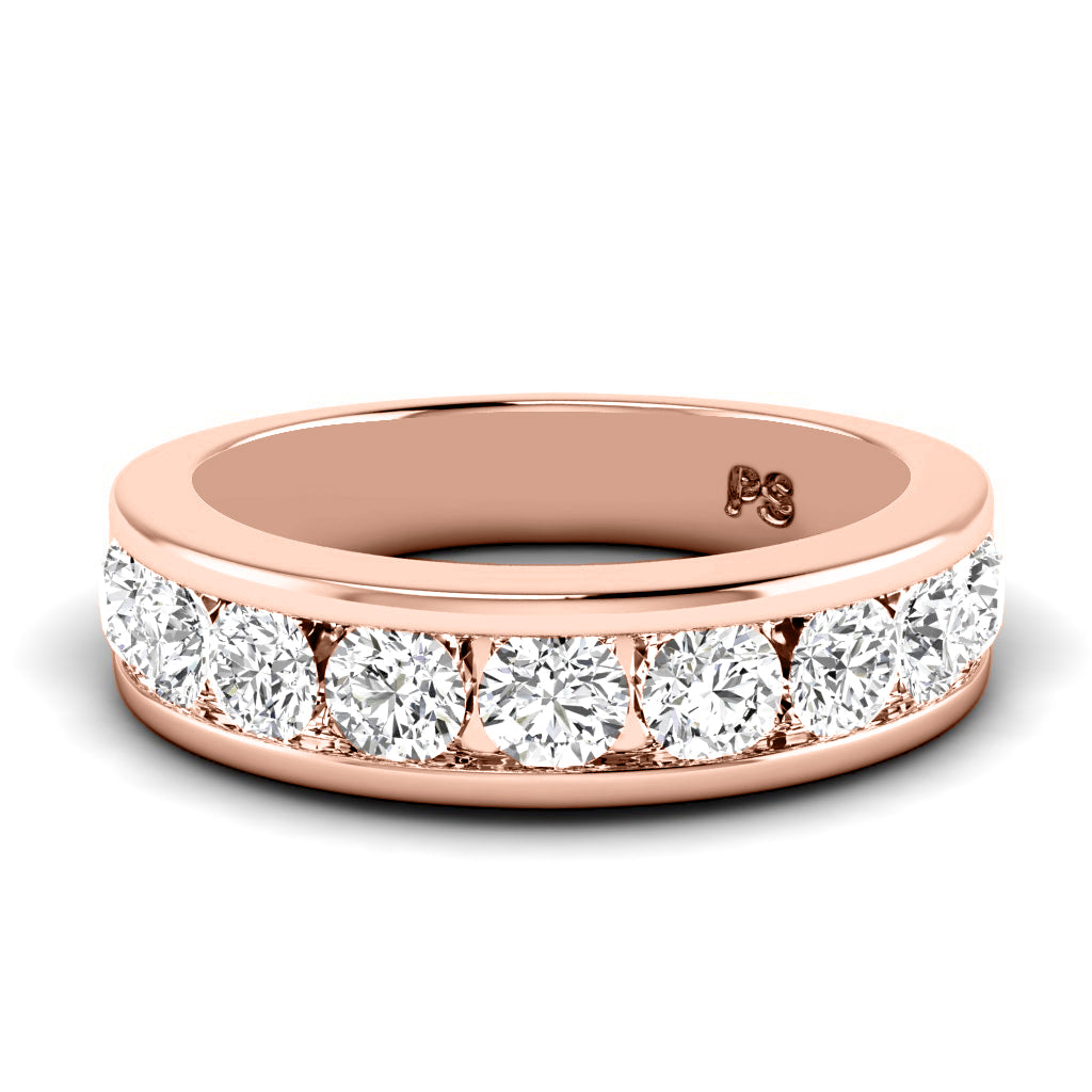 1.35 CT Round Cut Diamonds - Wedding Band