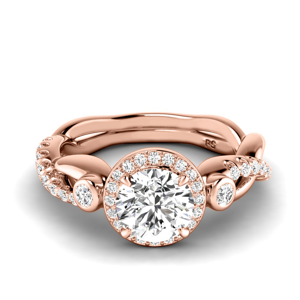 0.82-1.97 CT Round Cut Diamonds - Engagement Ring