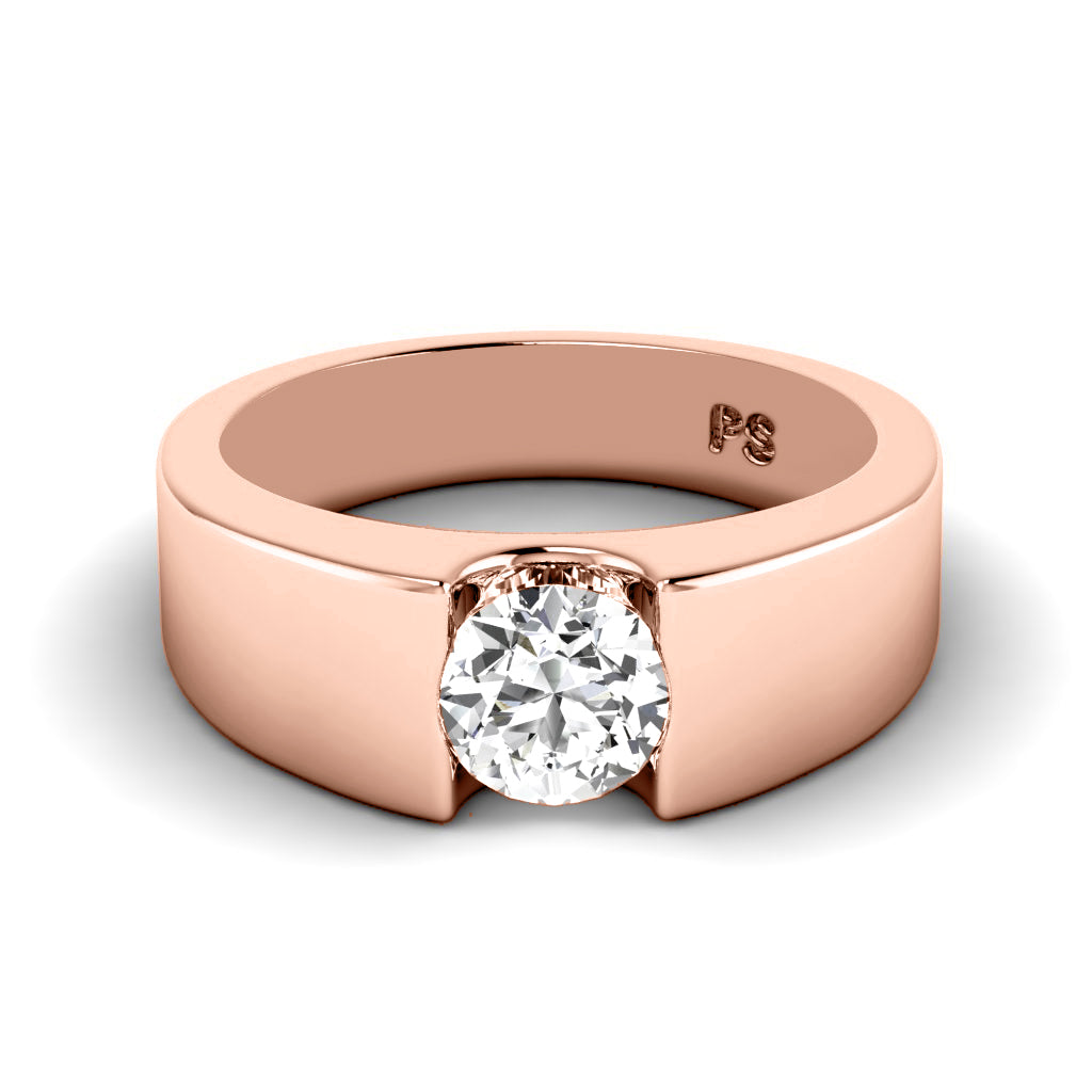 0.35-1.50 CT Round Cut Natural Diamonds - Solitaire Rings