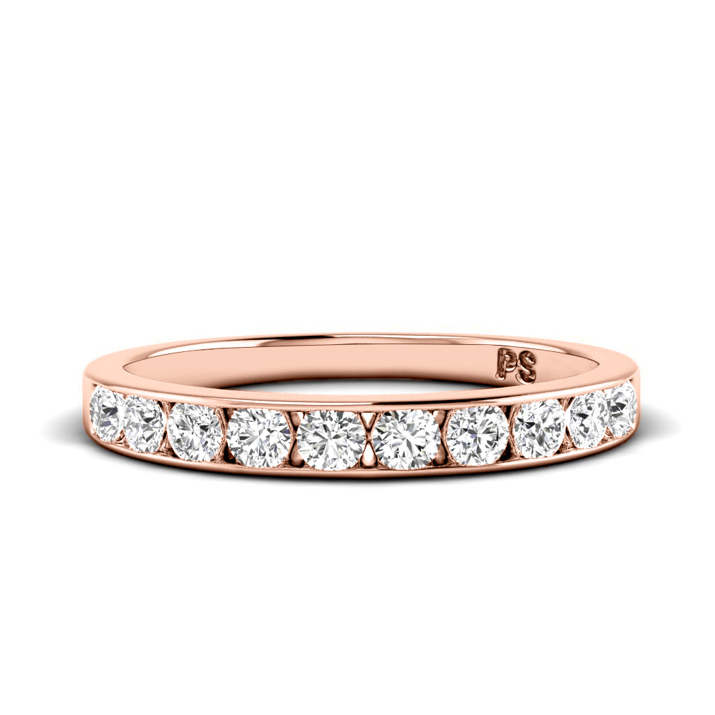 0.25 CT Round Cut Diamonds - Wedding Band