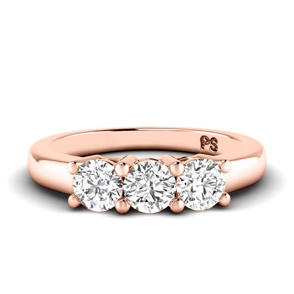 0.60 CT Round Cut Natural Diamonds - Wedding Band - Primestyle.com