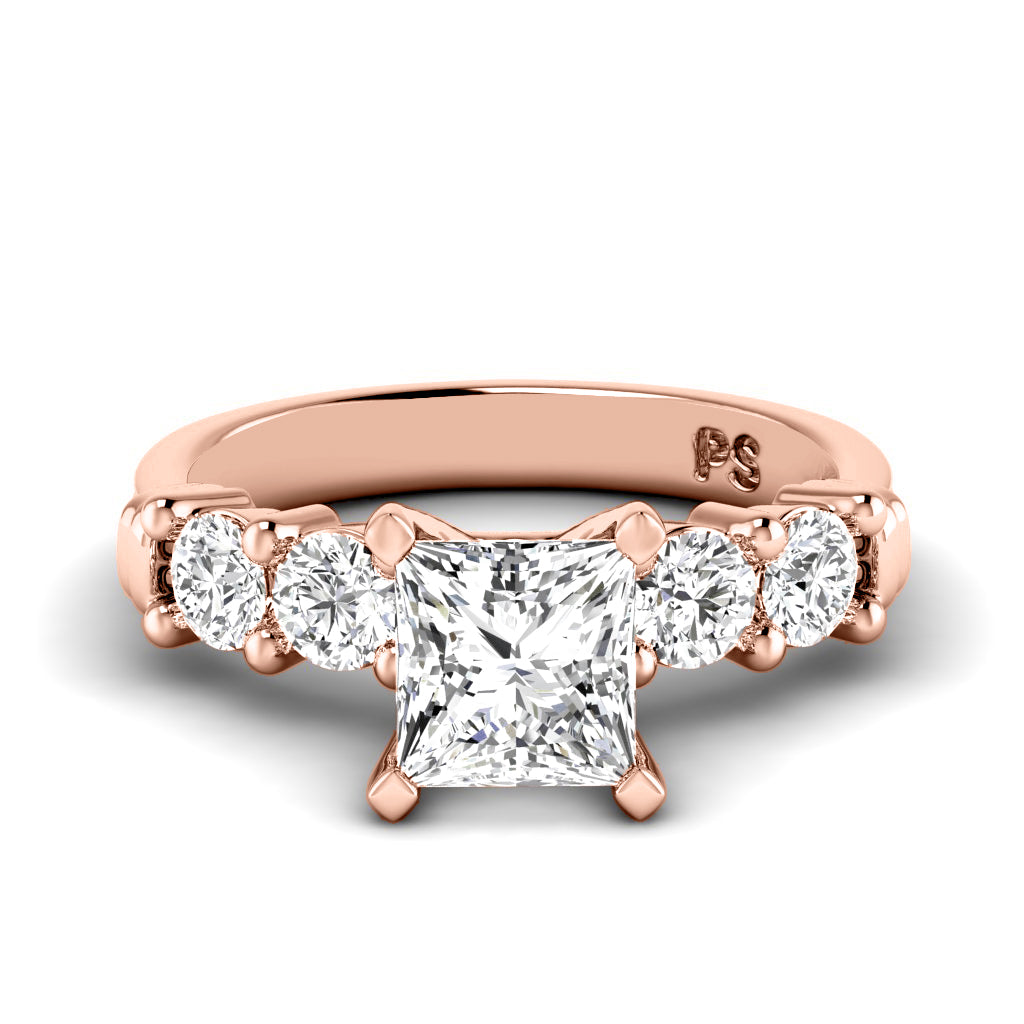 0.95-2.10 CT Round Cut Diamonds - Engagement Ring