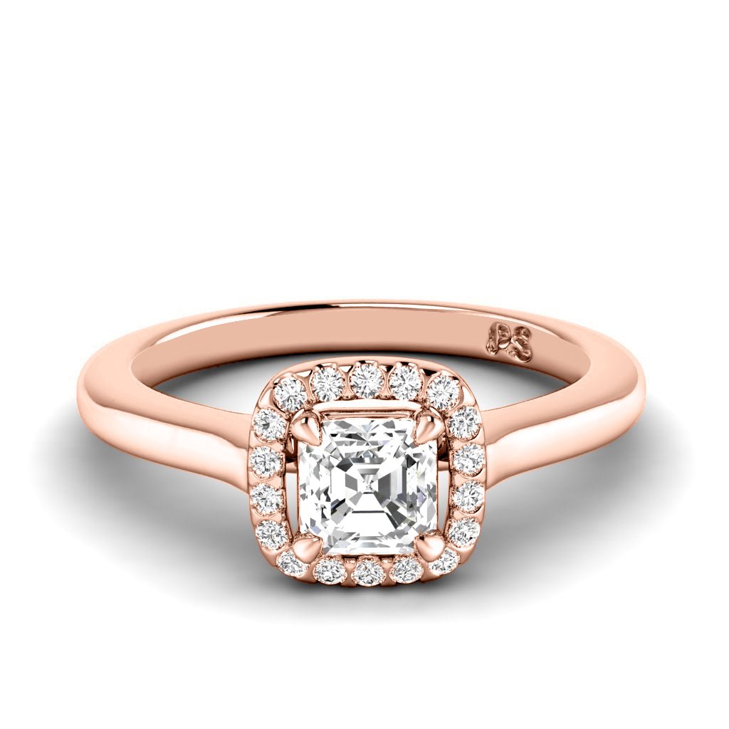 0.65 - 6.15 CT Ascher & Round Cut Diamonds - Engagement Ring - Primestyle.com