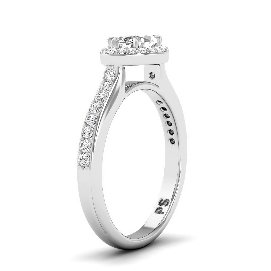0.65 - 1.80 CT Marquise & Round Cut Natural Diamonds - Engagement Ring - Primestyle.com