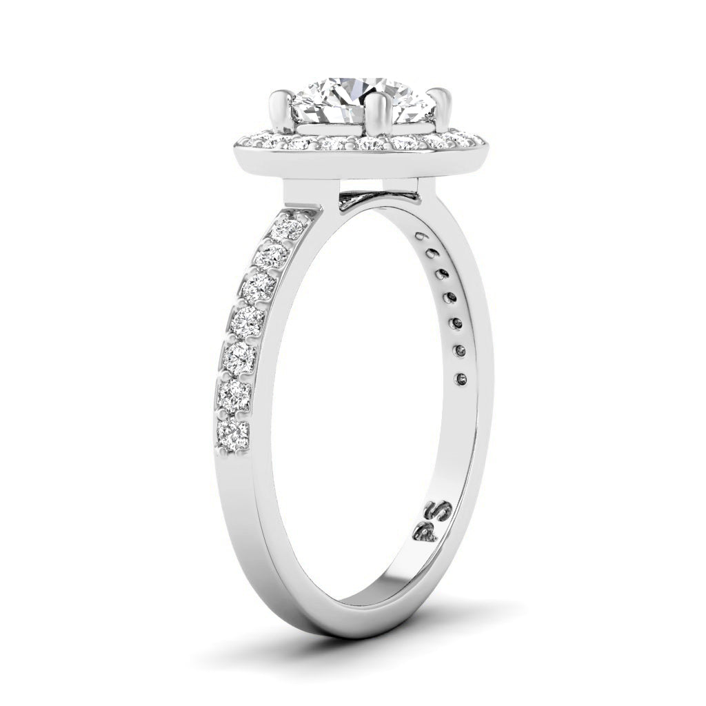 0.85-3.35 CT Round Cut Lab Grown Diamonds - Engagement Ring