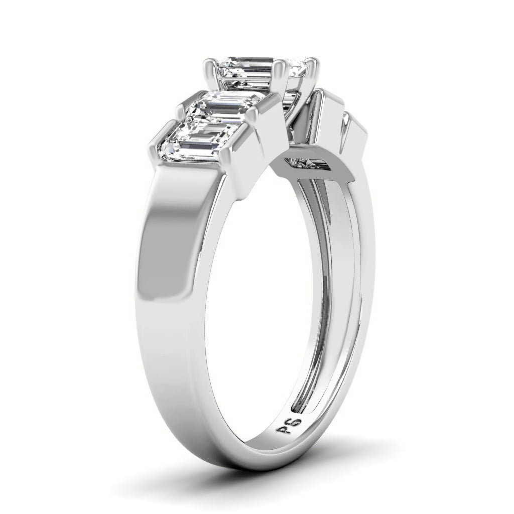 1.65-2.80 CT Emerald Cut Natural Diamonds - Engagement Ring