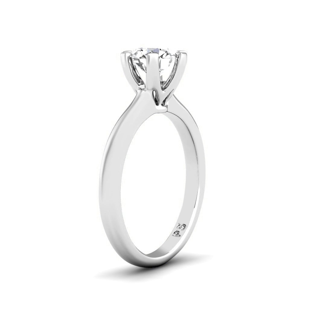 0.35-1.50 CT Round Cut Natural Diamonds - Solitaire Rings