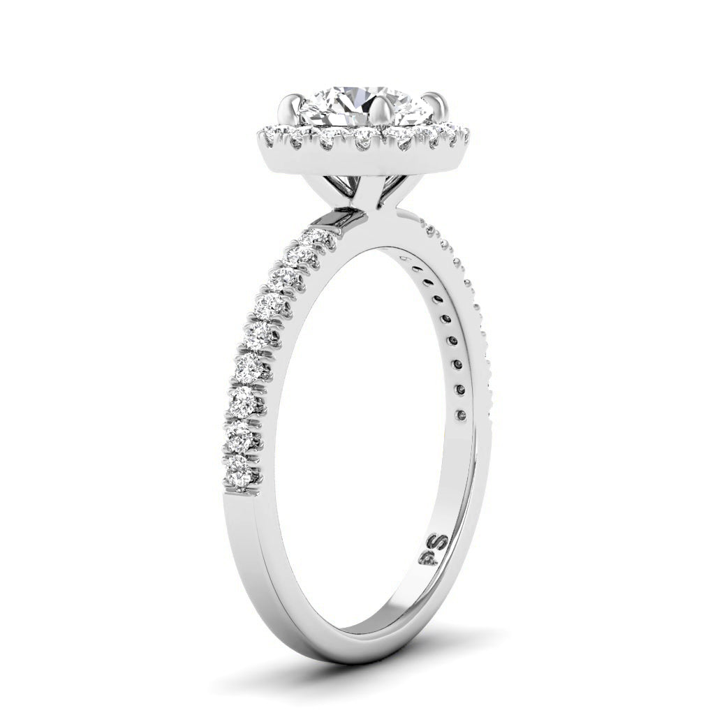 0.90-3.40 CT Round Cut Lab Grown Diamonds - Engagement Ring