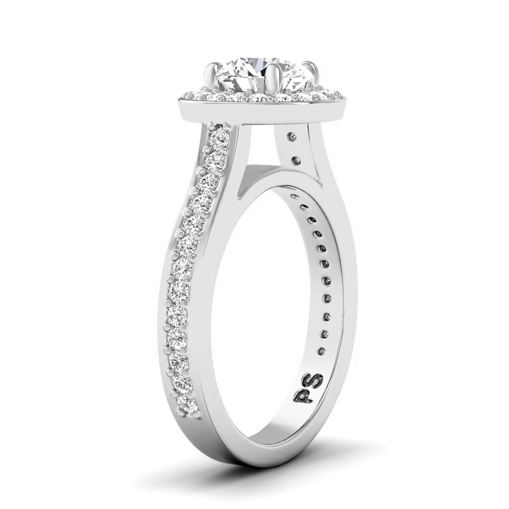 0.70-1.85 CT Round Cut Diamonds - Engagement Ring
