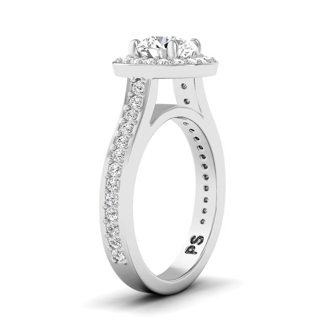0.70 - 1.85 CT Round Cut Natural Diamonds - Engagement Ring - Primestyle.com