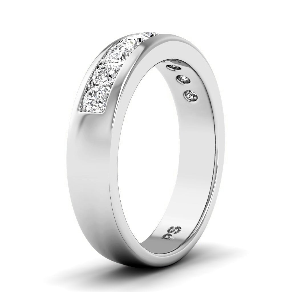 0.00 CT Cut Diamonds - Mens Wedding Bands