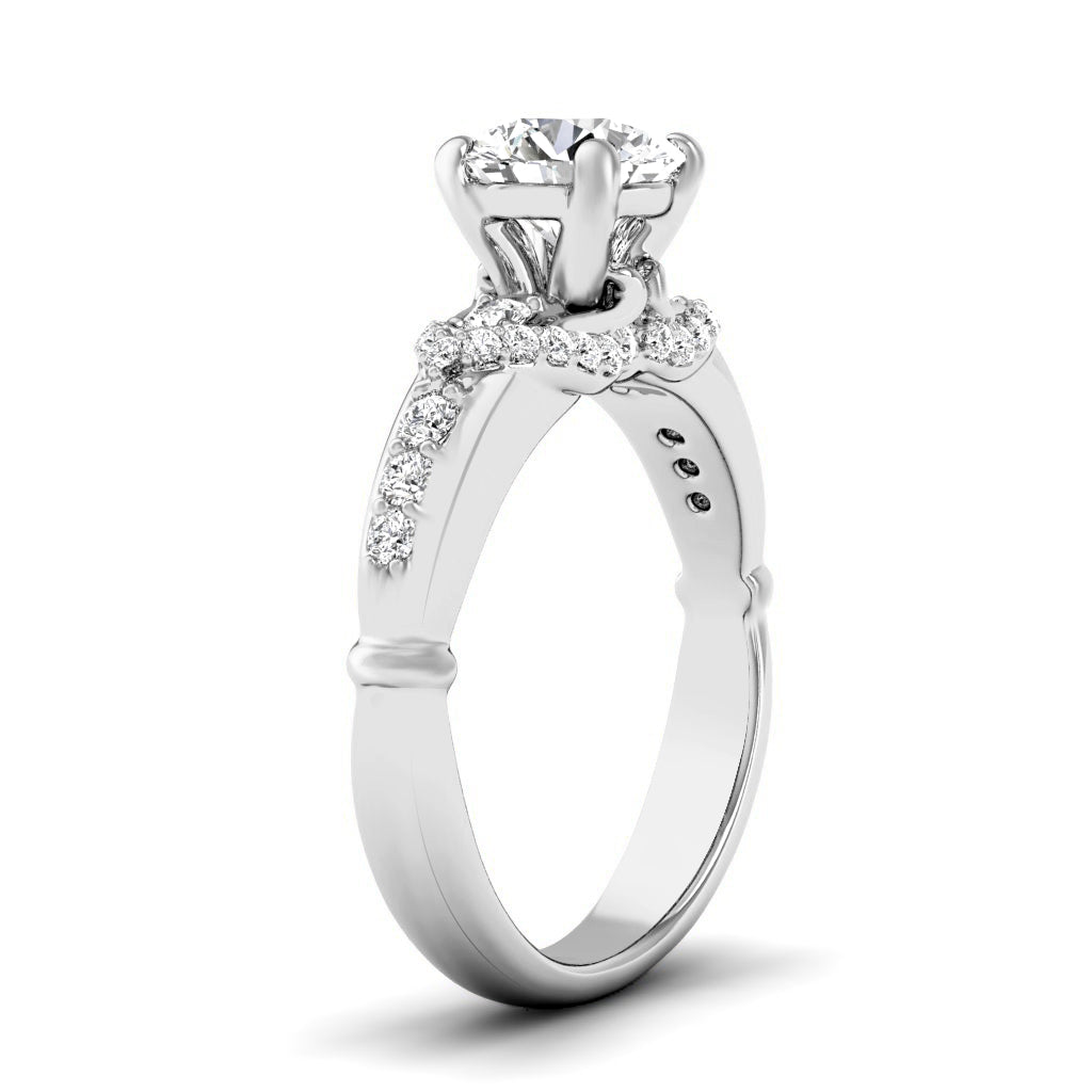 0.60-1.75 CT Round Cut Diamonds - Engagement Ring