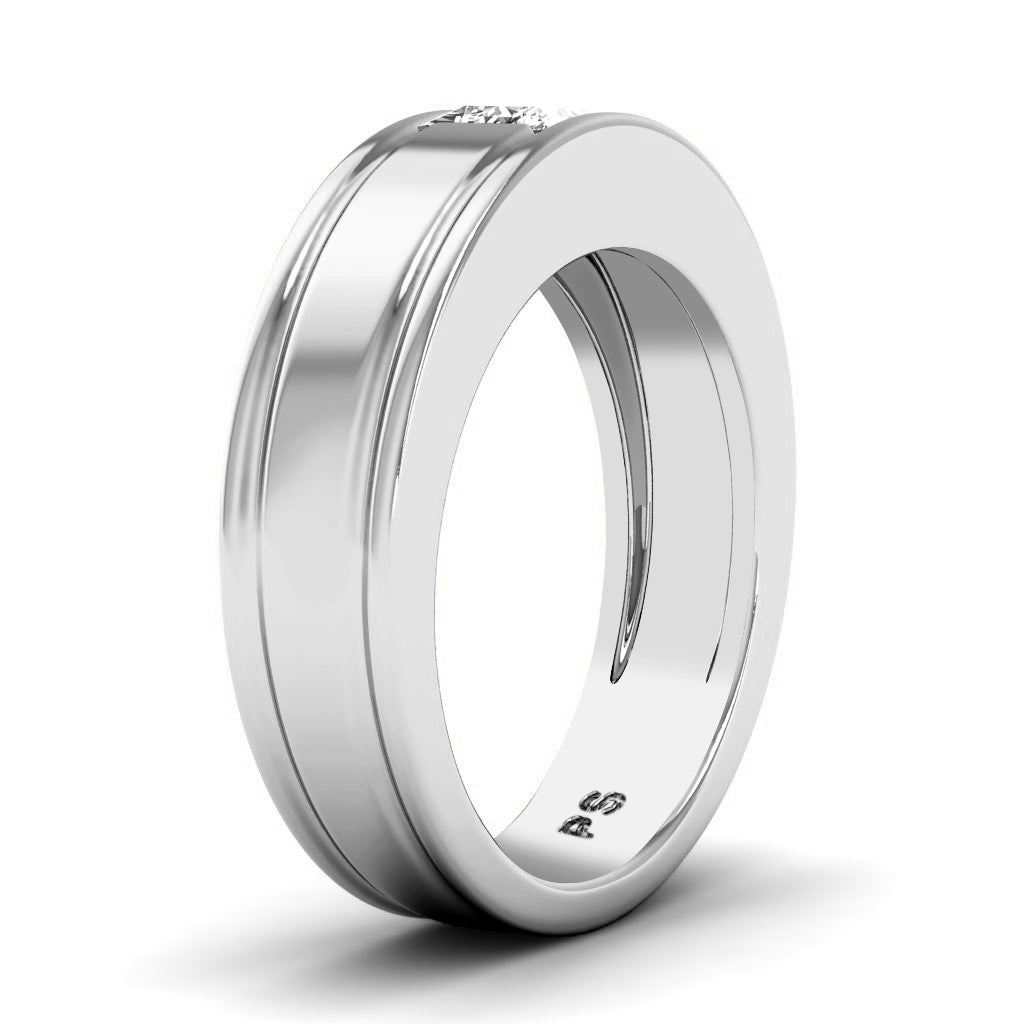 0.00 CT Cut Diamonds - Mens Wedding Bands