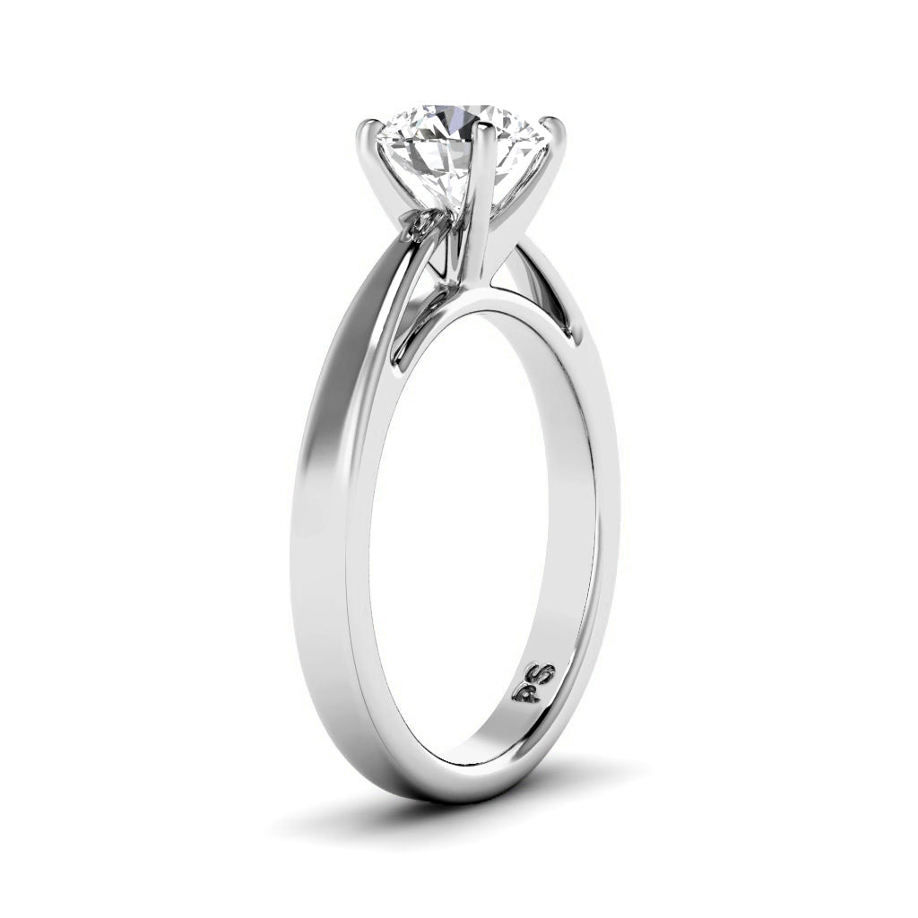0.35-1.50 CT Round Cut Natural Diamonds - Solitaire Rings