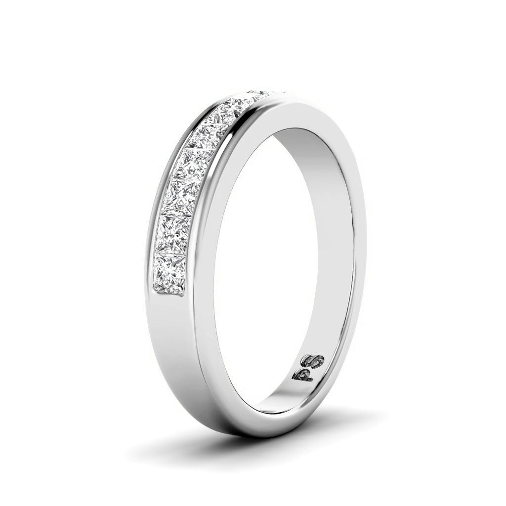 0.65 CT Princess Cut Diamonds - Wedding Rings