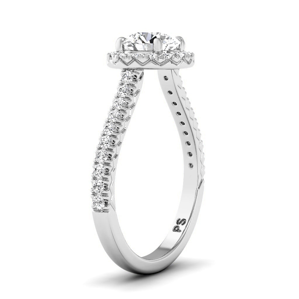 0.80-1.95 CT Round Cut Diamonds - Engagement Ring