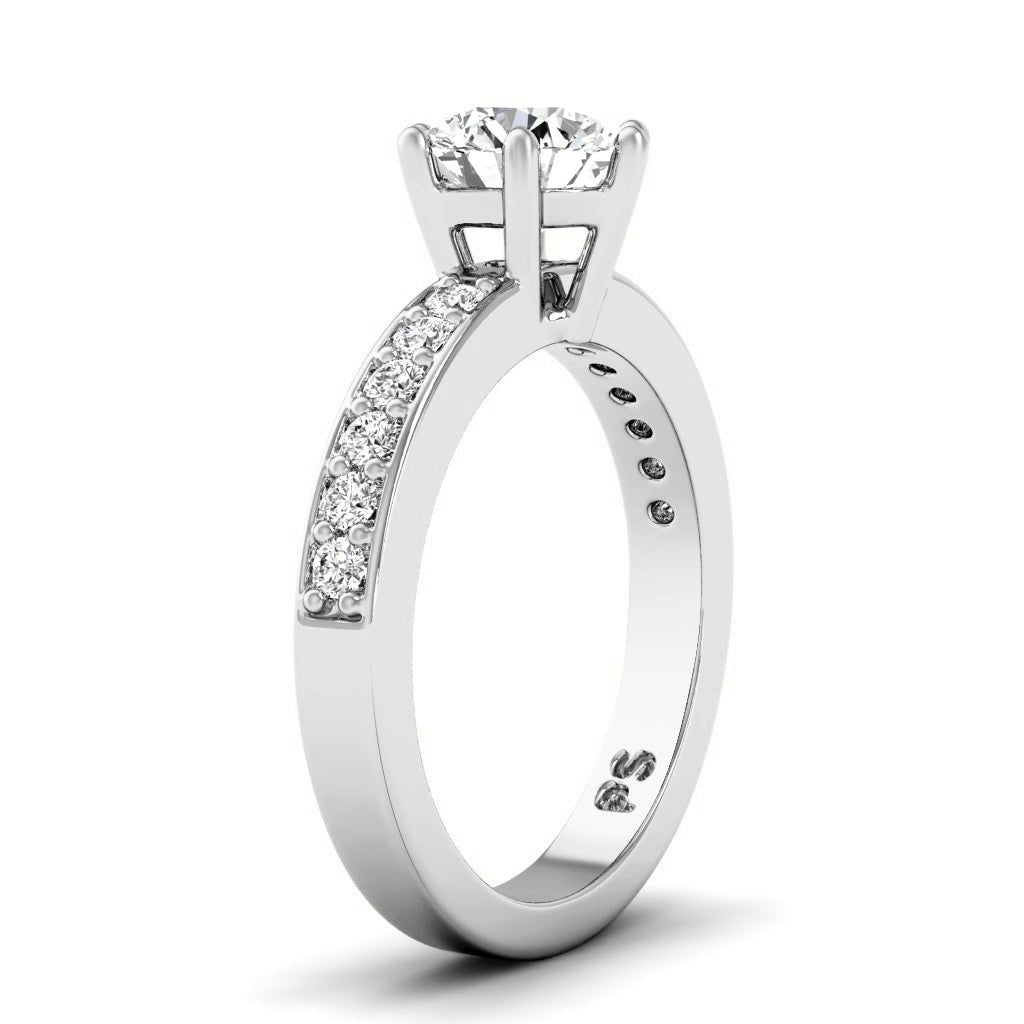 0.75 - 6.25 CT Round Cut Diamonds - Engagement Ring - Primestyle.com