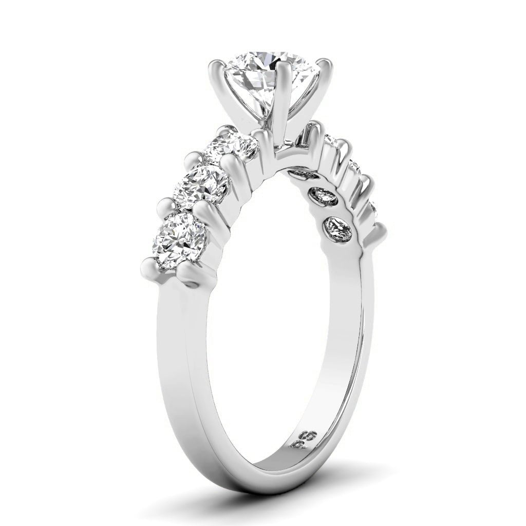 1.40-6.90 CT Round Cut Lab Grown Diamonds - Engagement Ring
