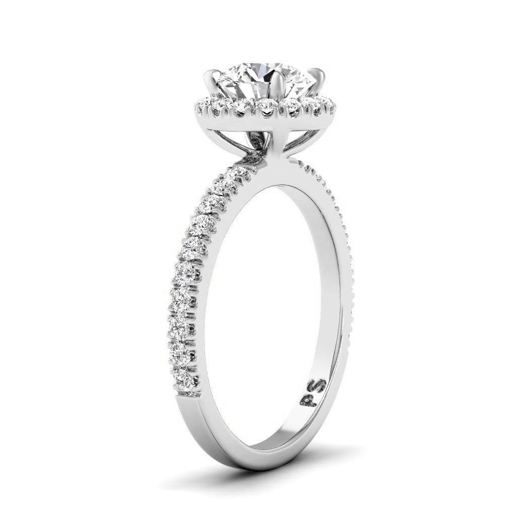 0.90-6.40 CT Round Cut Diamonds - Engagement Ring