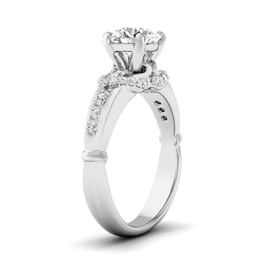 0.75 - 6.25 CT Round Cut Diamonds - Engagement Ring - Primestyle.com