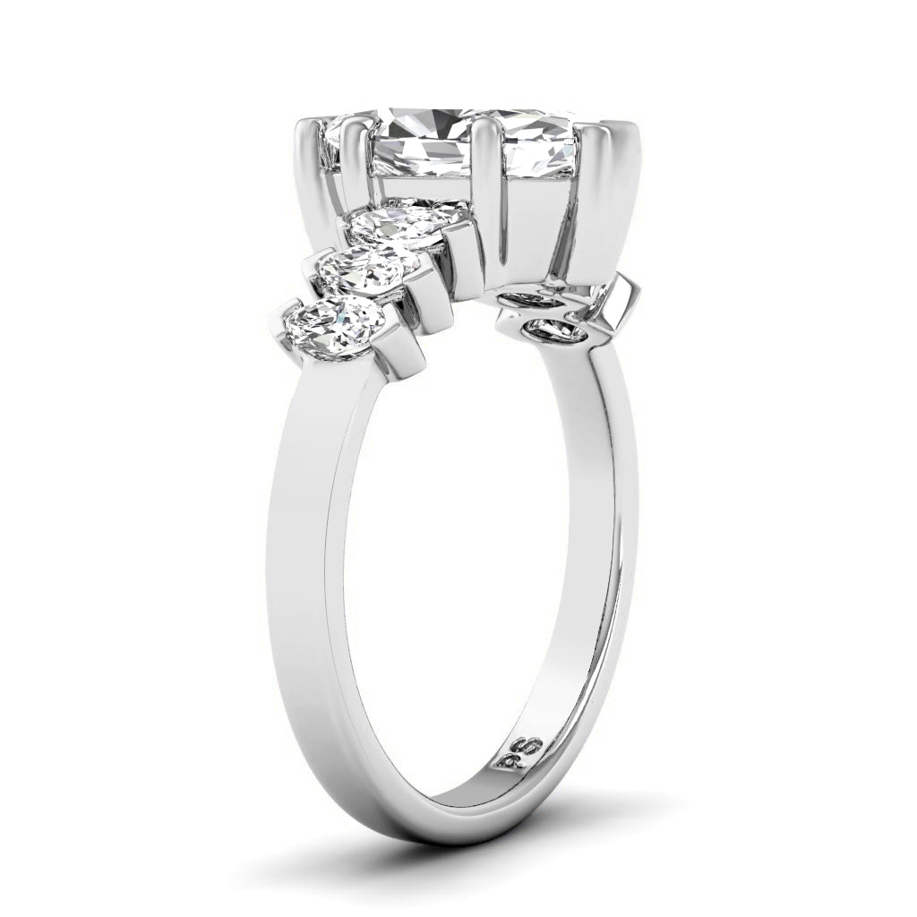 1.35-2.50 CT Marquise Cut Diamonds - Engagement Ring