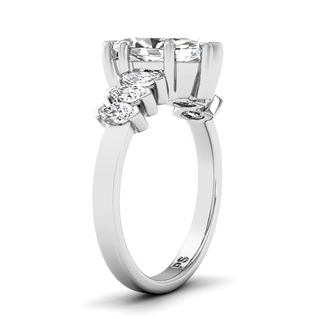 1.35-2.50 CT Marquise Cut Natural Diamonds - Engagement Ring