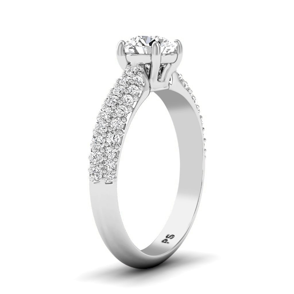 1.00 - 6.50 CT Round Cut Diamonds - Engagement Ring - Primestyle.com