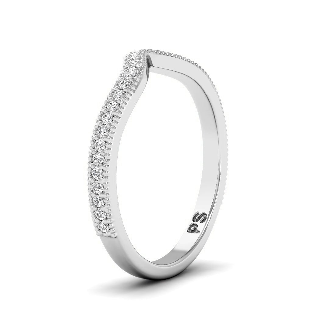 0.20 CT Round Cut Diamonds - Wedding Band