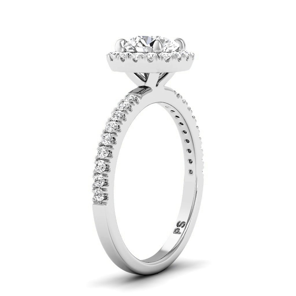 0.75-1.90 CT Round Cut Natural Diamonds - Engagement Ring