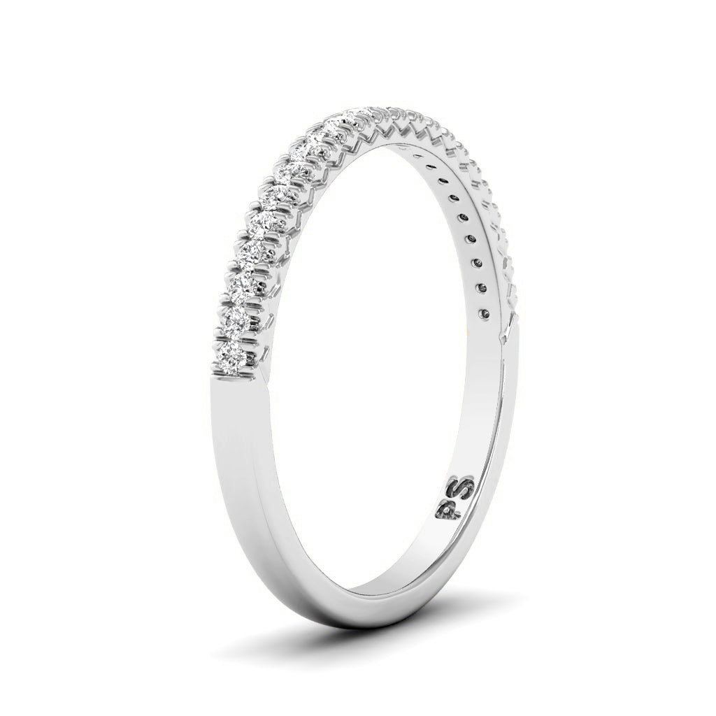 0.25 CT Round Cut Lab Grown Diamonds - Wedding Band