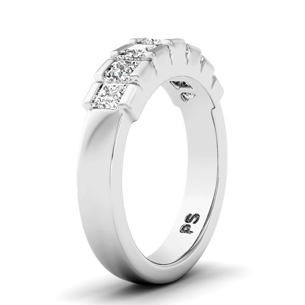 1.20 CT Princess Cut Diamonds - Wedding Band