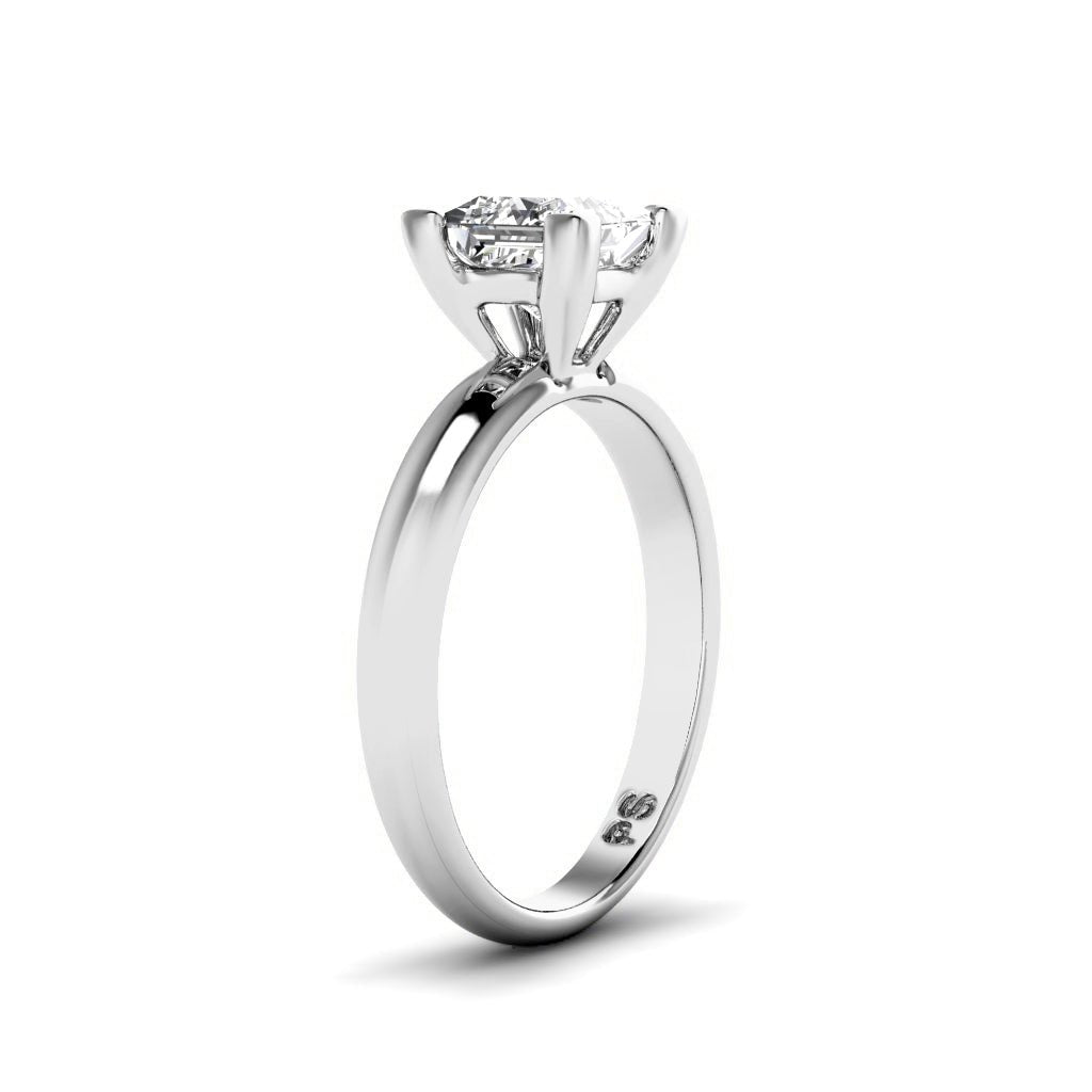 0.35-1.50 CT Princess Cut Natural Diamonds - Solitaire Rings