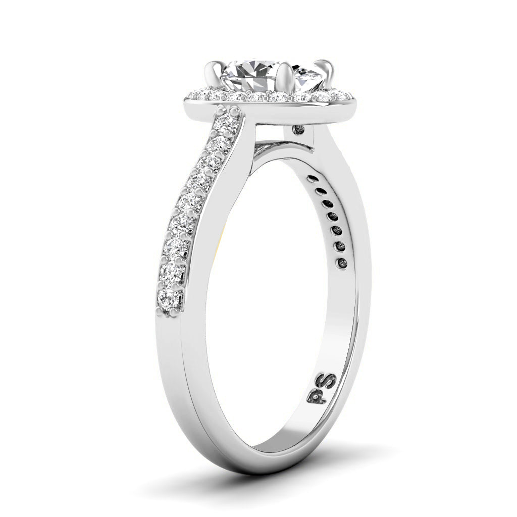 0.65-1.80 CT Round & Oval Cut Diamonds - Engagement Ring