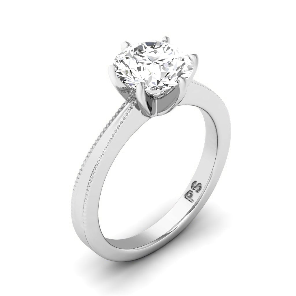 0.50 - 3.00 CT Round Cut Lab Grown Diamonds - Solitaire Ring - Primestyle.com