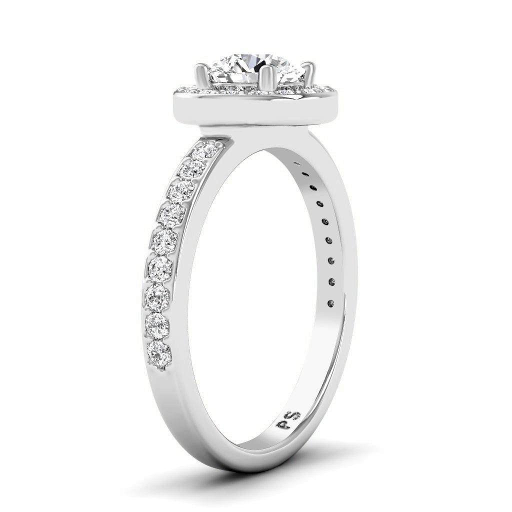 0.90-6.40 CT Round Cut Diamonds - Engagement Ring