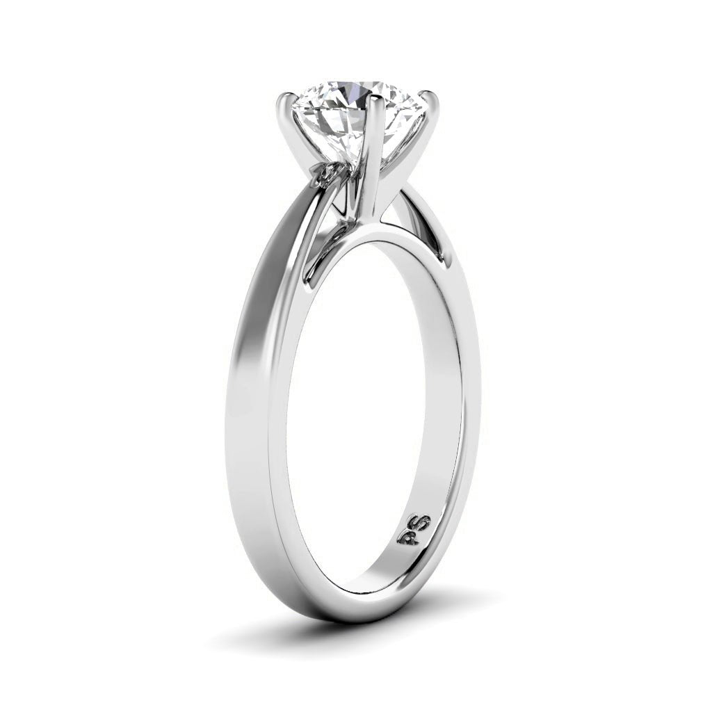 0.50-6.00 CT Round Cut Diamonds - Solitaire Rings