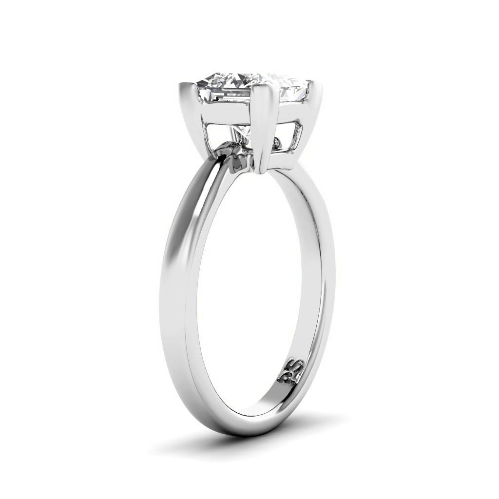 0.35-1.50 CT Princess Cut Natural Diamonds - Solitaire Rings