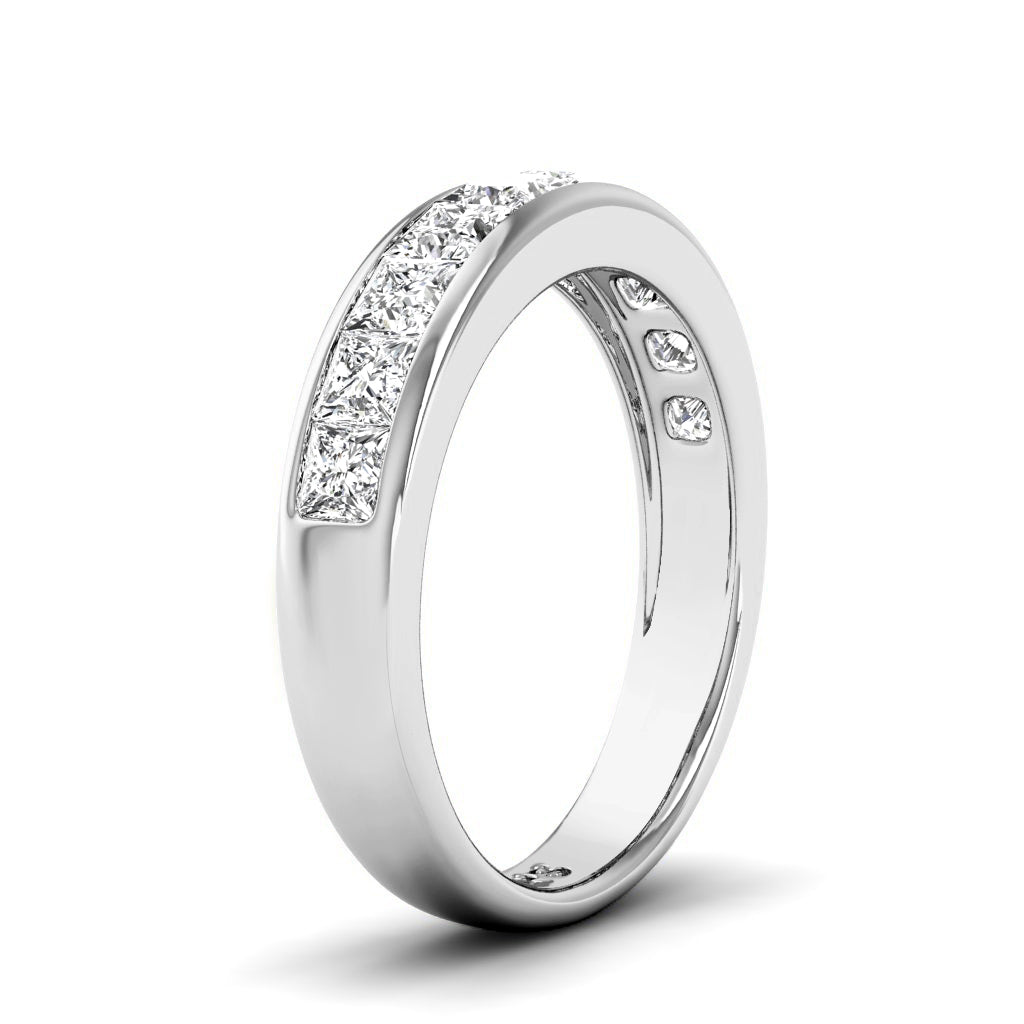 1.65 CT Princess Cut Diamonds - Wedding Band