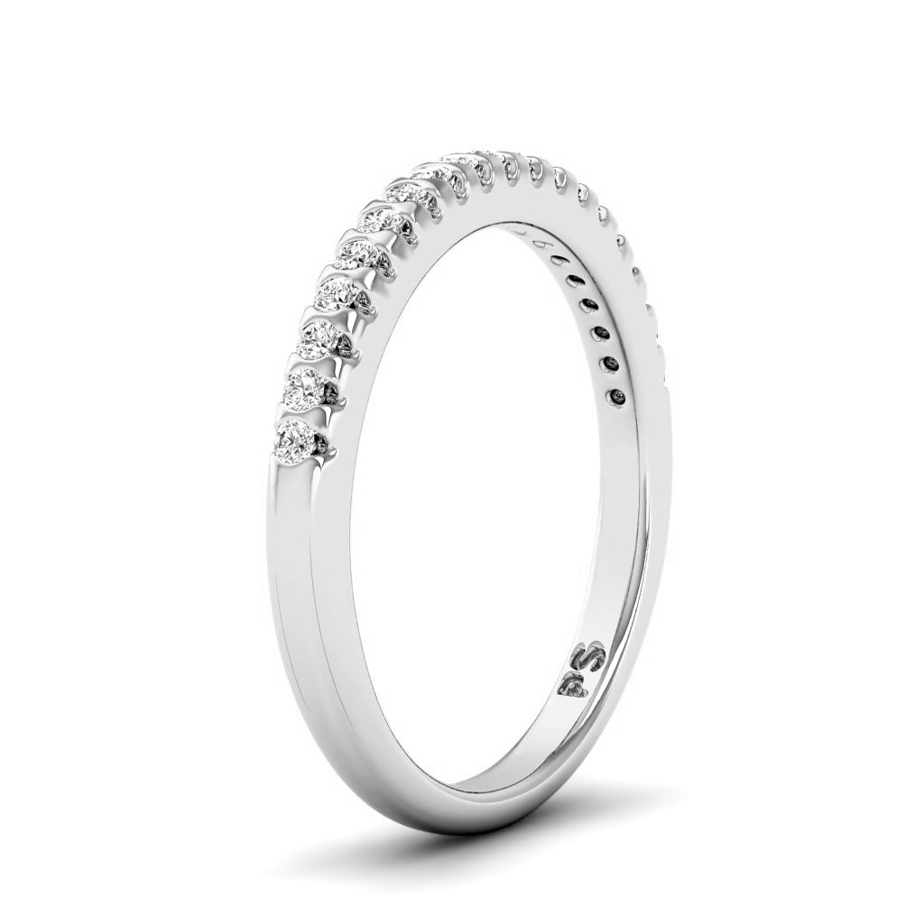 0.20 CT Round Cut Lab Grown Diamonds - Wedding Band