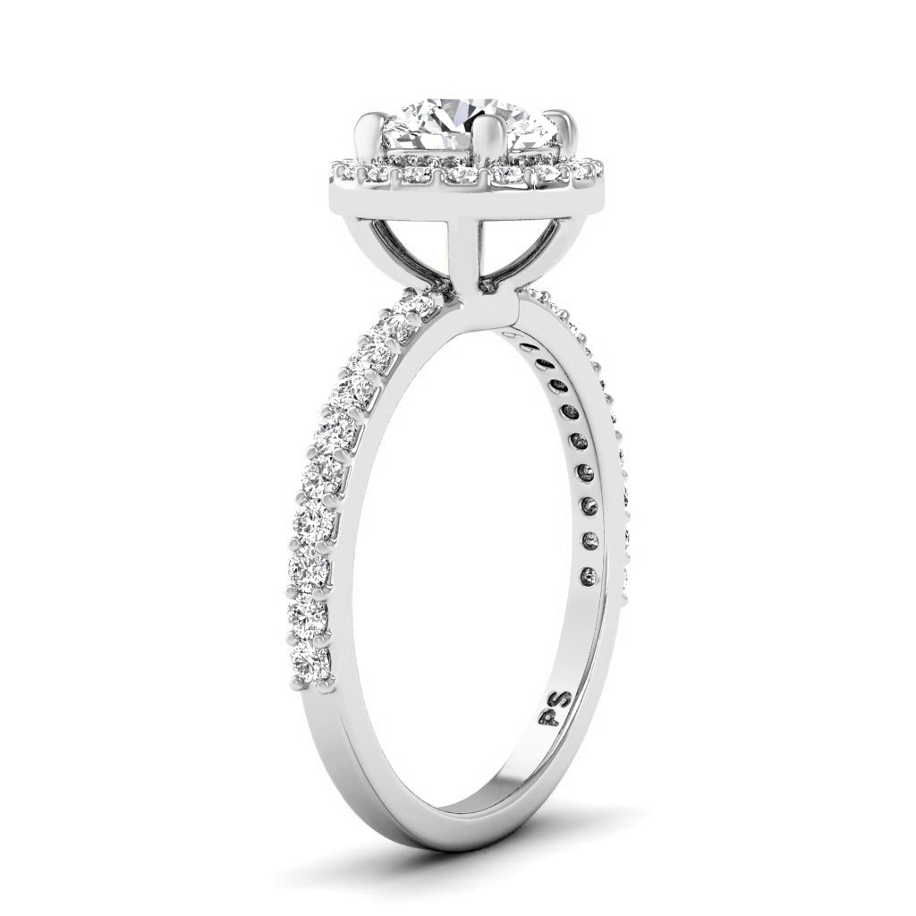 0.90-3.40 CT Round Cut Lab Grown Diamonds - Engagement Ring