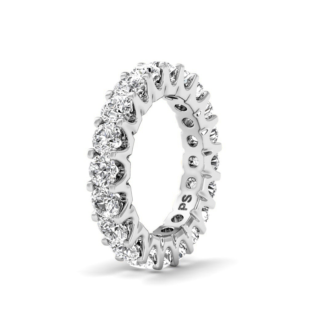 2.00-6.00 CT Round Cut Diamonds - Eternity Ring