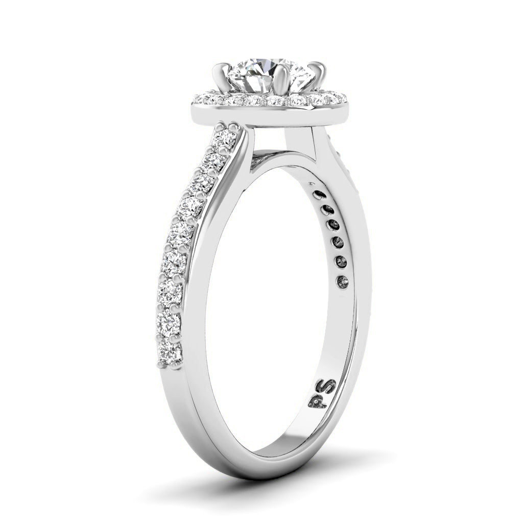 0.75-1.90 CT Round Cut Diamonds - Engagement Ring