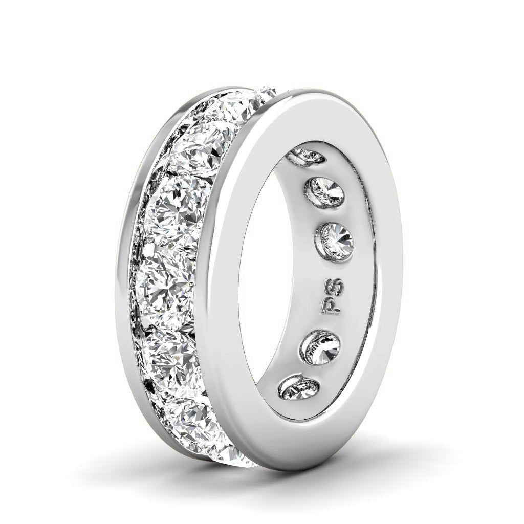 2.00 - 6.00 CT Round Cut Lab Grown Diamonds - Eternity Ring - Primestyle.com
