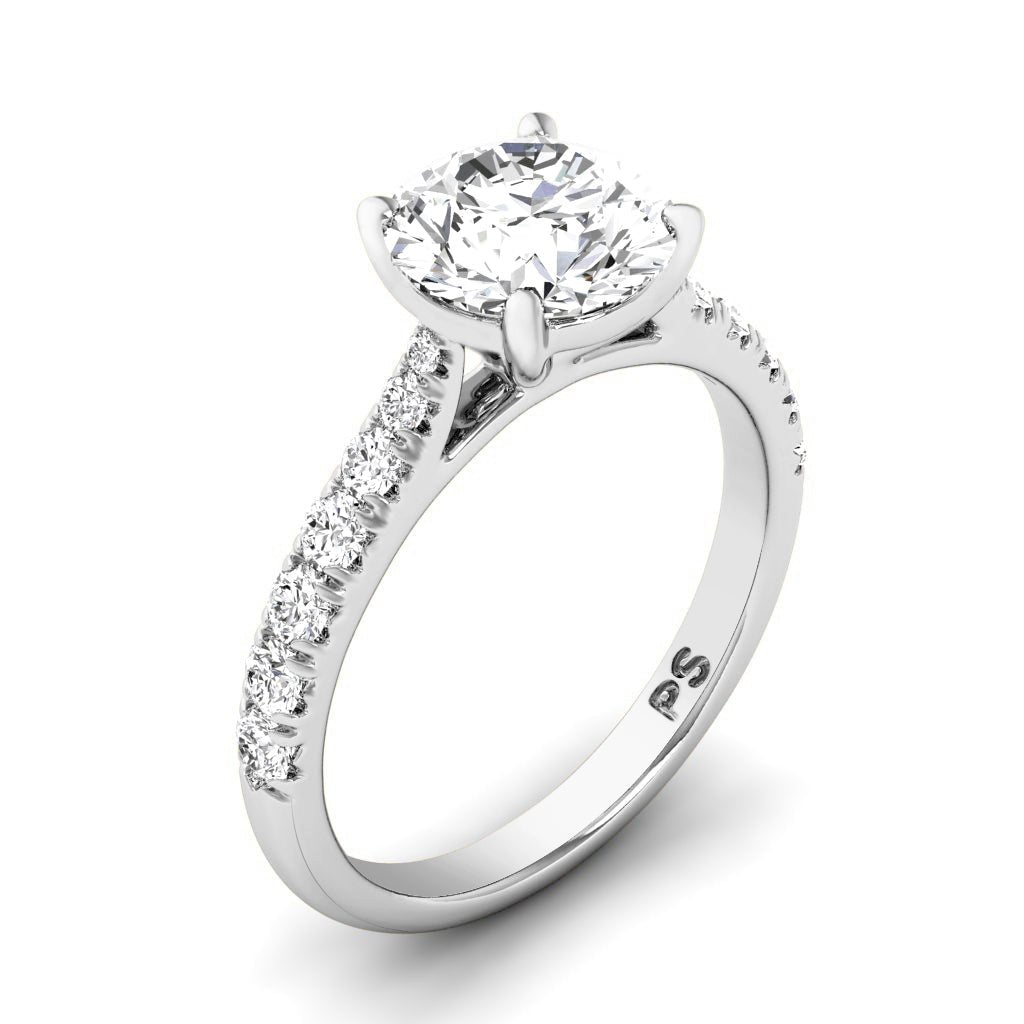0.85 - 6.35 CT Round Cut Diamonds - Engagement Ring - Primestyle.com