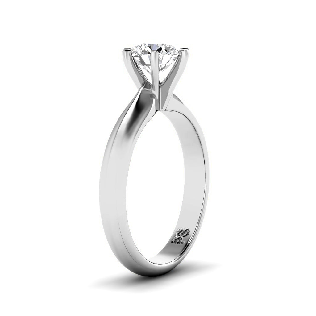 0.35-1.50 CT Round Cut Natural Diamonds - Solitaire Rings