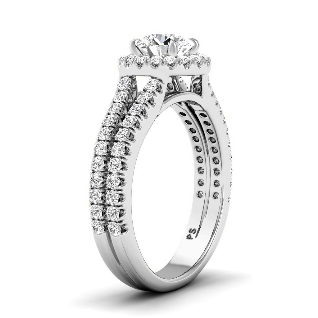 0.95-2.10 CT Round Cut Diamonds - Engagement Ring